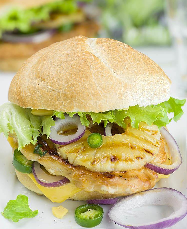 Pineapple Grilled Chicken Sandwich | The Best Chicken Sandwich Recipe