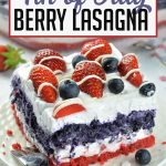 No Bake Summer Berry Lasagna