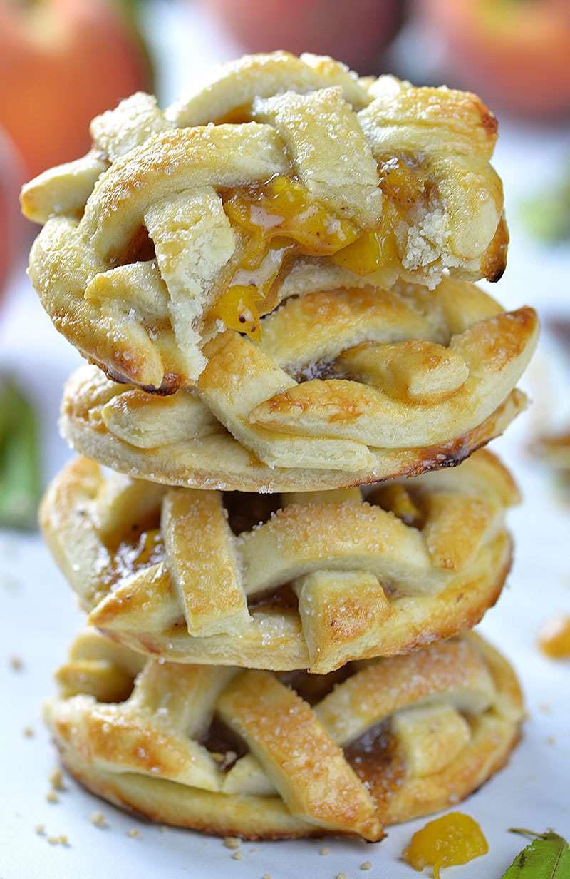Peach Pie Cookies - bunch