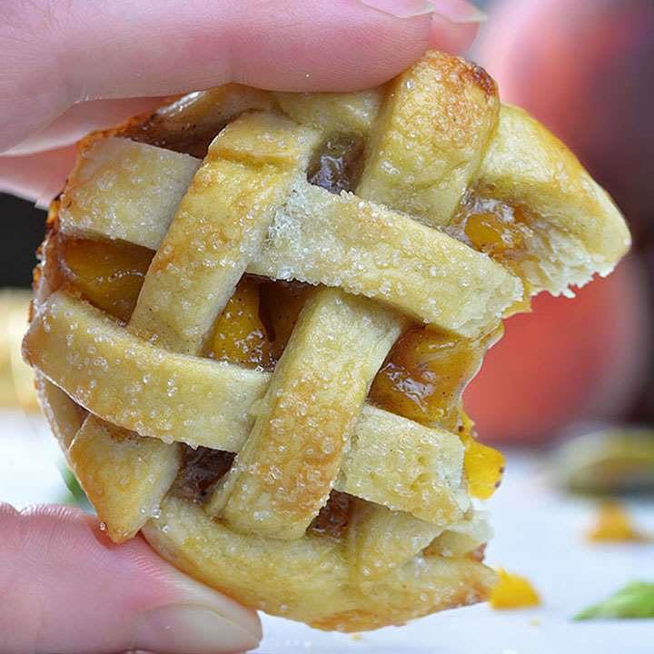 Peach Pie Cookies Mini Pie Crust Cookie Recipe With Fresh Peach Filling