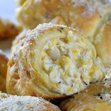 Cheesy Chicken Crescent Dinner Rolls-image