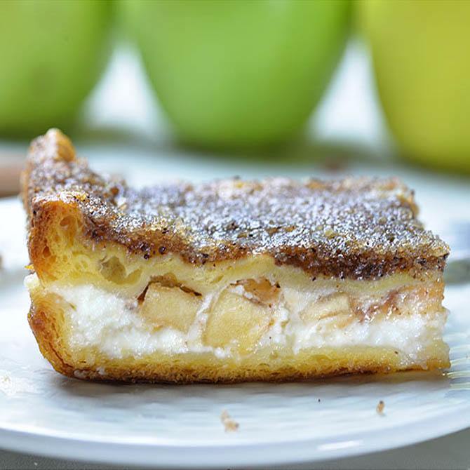 Easy Apple Cheesecake Bars Omg Chocolate Desserts