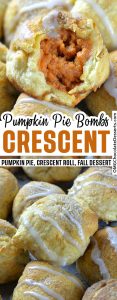 Pumpkin Pie Bombs | Homemade Mini Pumpkin Pies