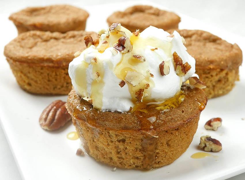 skinny impossible apple pie cupcakes