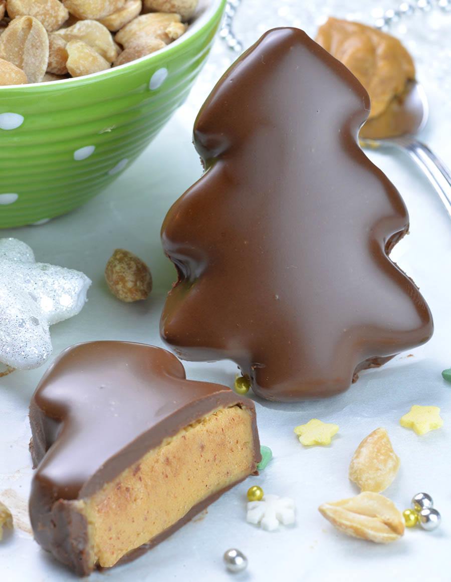 Chocolate Peanut Butter Christmas Trees Easy Christmas Treat