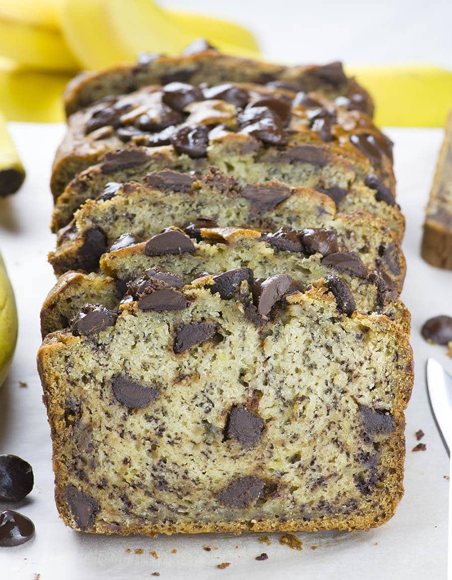 Chocolate Chip Loaf Banana Bread Recipe - OMG! Yummy