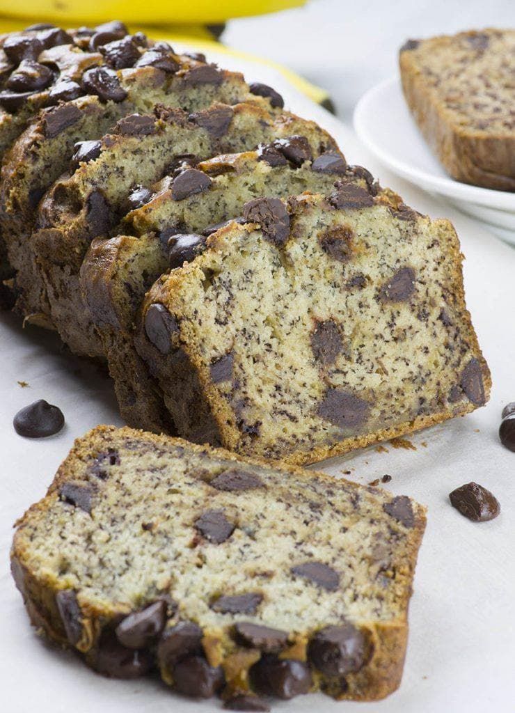 Chocolate Chip Banana Bread A Homemade Bread with Fresh Banana