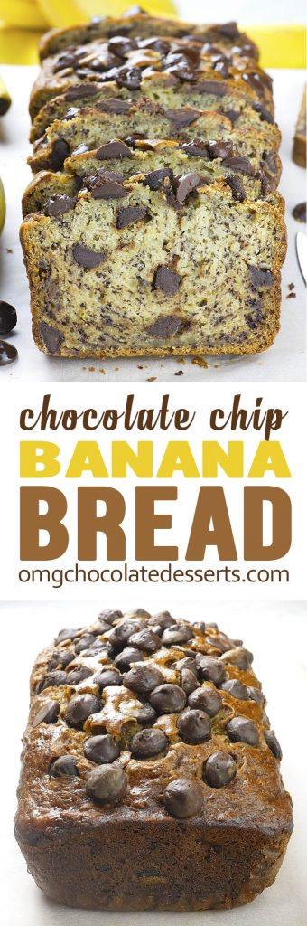 Chocolate Chip Banana Bread | A Homemade Bread With Fresh Banana