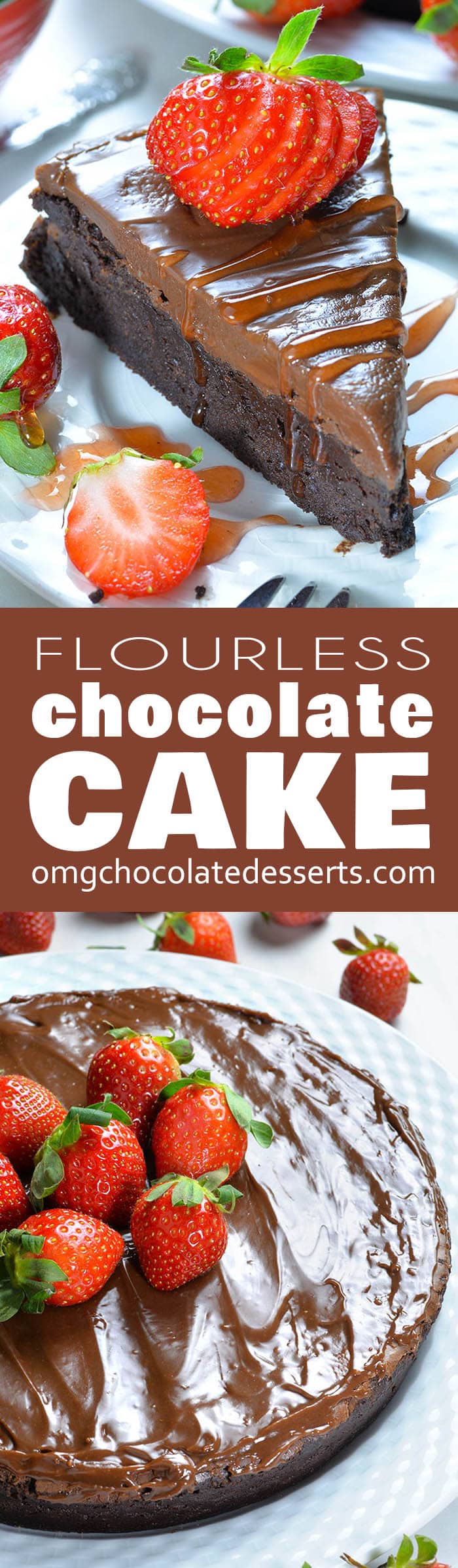 Flourless Chocolate Cake is the best  and the most decadent chocolate cake I’ve ever tried!!! Every single bite of this cake is extremely rich and fudgy and chocolate glaze takes it over the top!