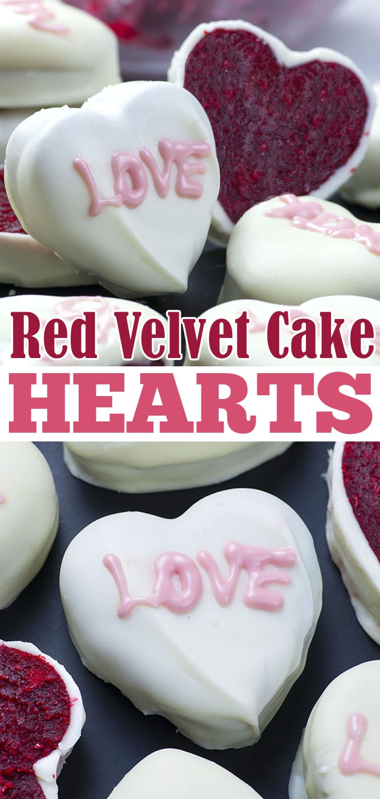 Red Velvet Cake Valentine’s Hearts