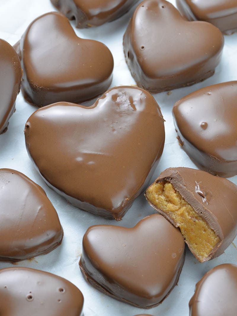 Chocolate Peanut Butter Valentine's Heart