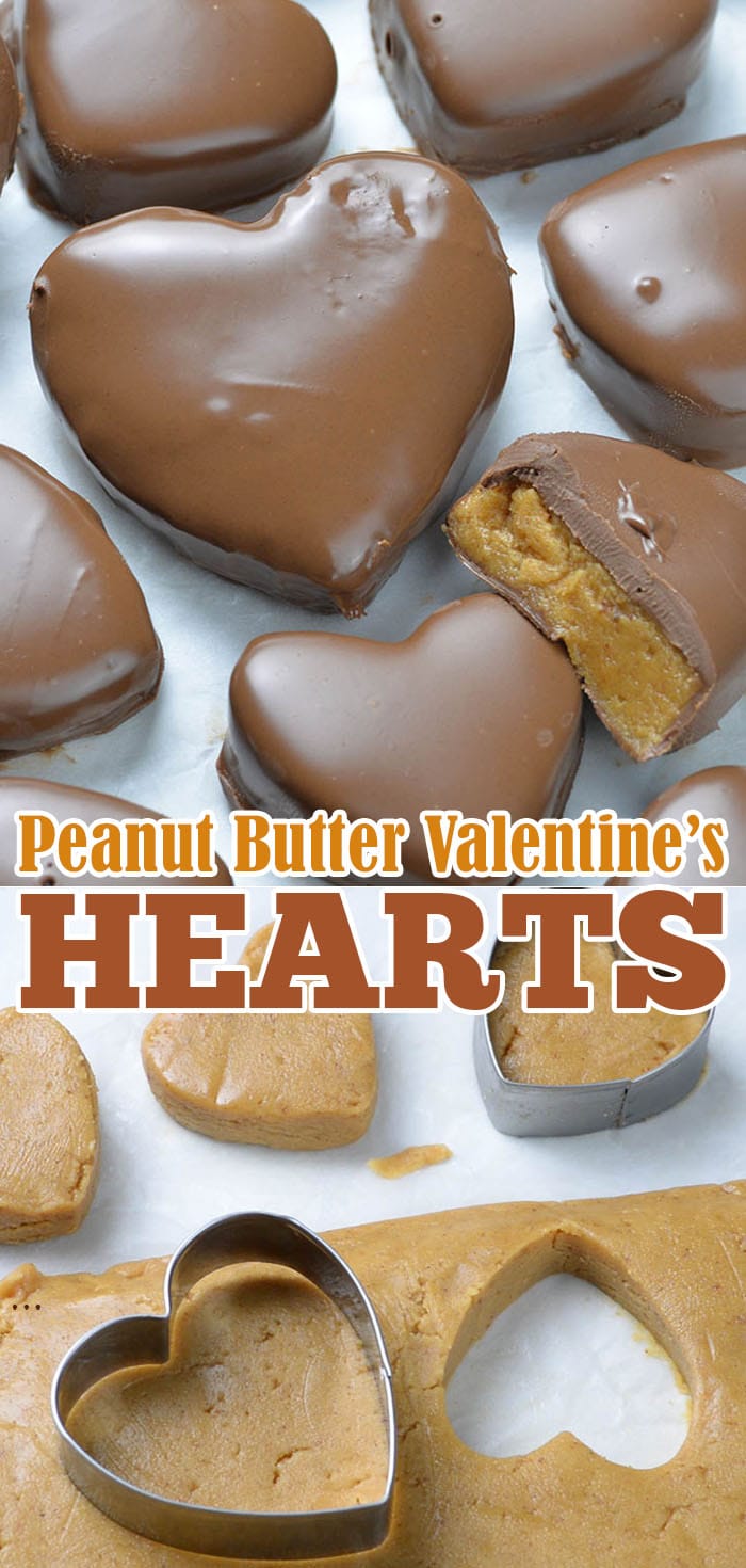 Chocolate Peanut Butter Valentine’s Heart