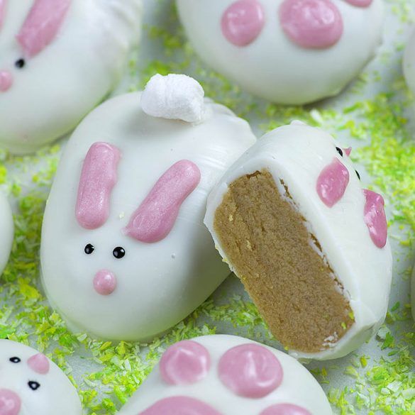 White Chocolate Easter Bunnies Easy Easter Dessert