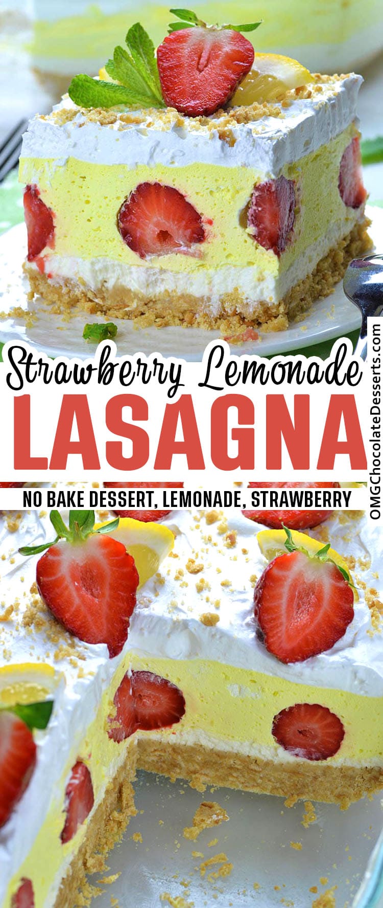 Strawberry Lemonade Lasagna