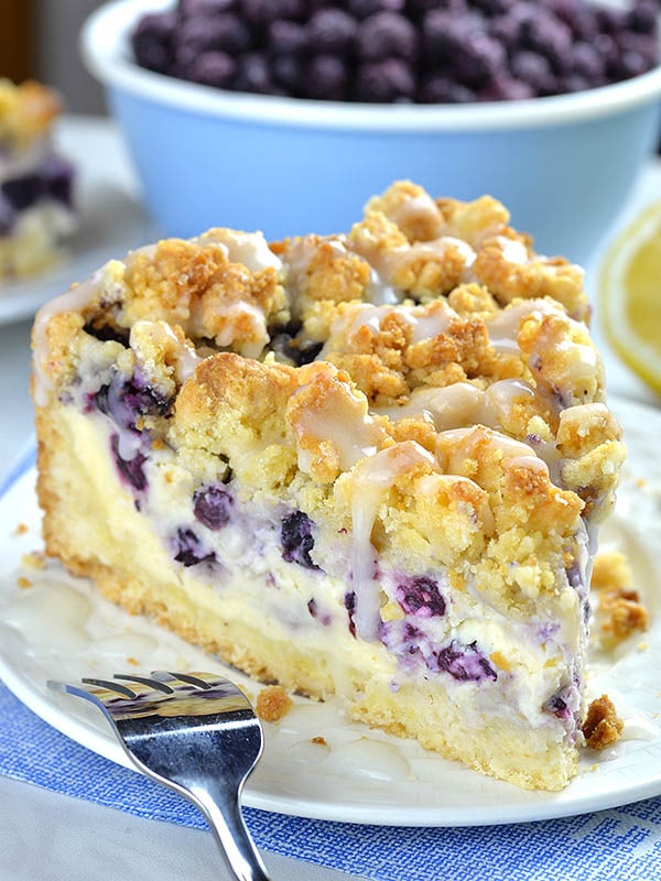 Blueberry Cream Cheese Coffee Cake - Spicy Southern Kitchen