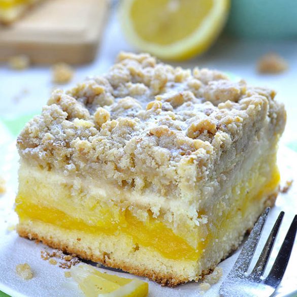 Lemon Crumb Cake - Chef in Training