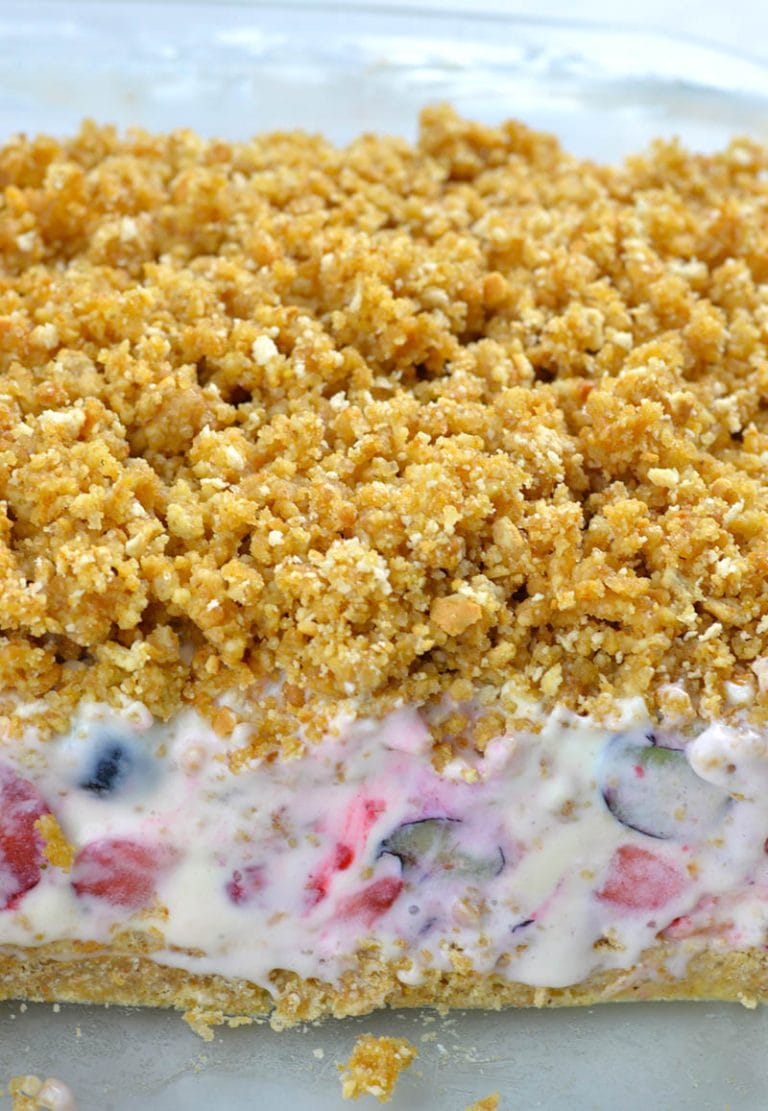 Summer Berry Frozen Dessert Easy No Bake Berry Cheesecake Recipe