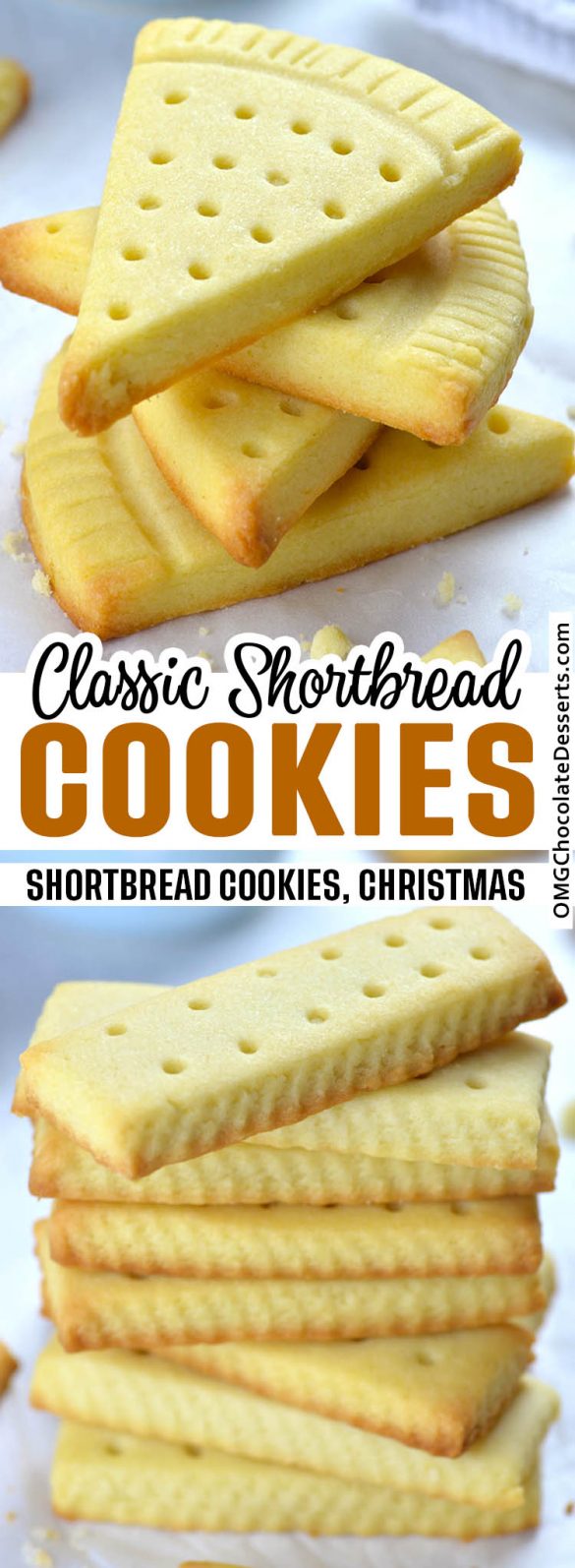 Easy Shortbread Cookies Recipe - OMG Chocolate Desserts