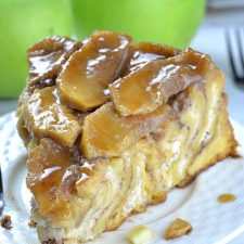 Upside Down Apple Cinnamon Roll Cake-image