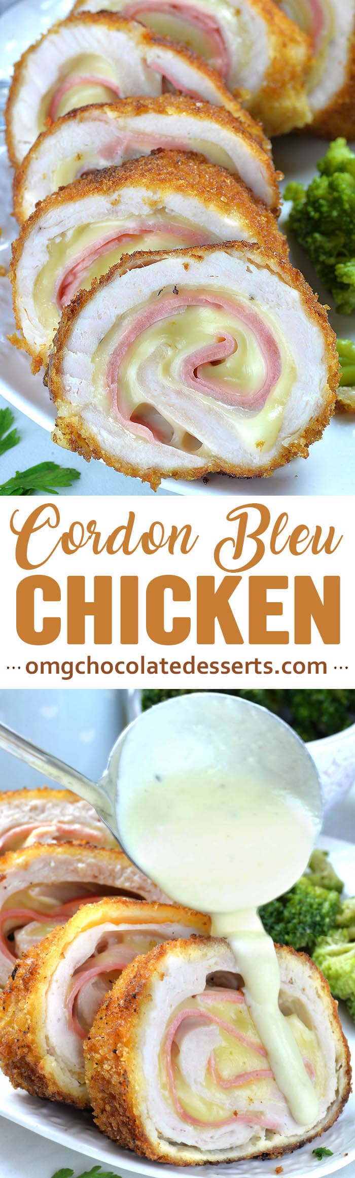 Translated as a “blue ribbon”, term CORDON BLEU refers to food prepared by eminent cooks and to a very high standard. But with this easy Chicken Cordon Bleu recipe you can make delicious family dinner like a chef!
