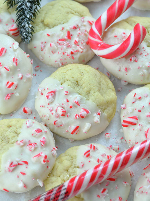 Peppermint Crunch Sugar Cookies - Omg Chocolate Desserts