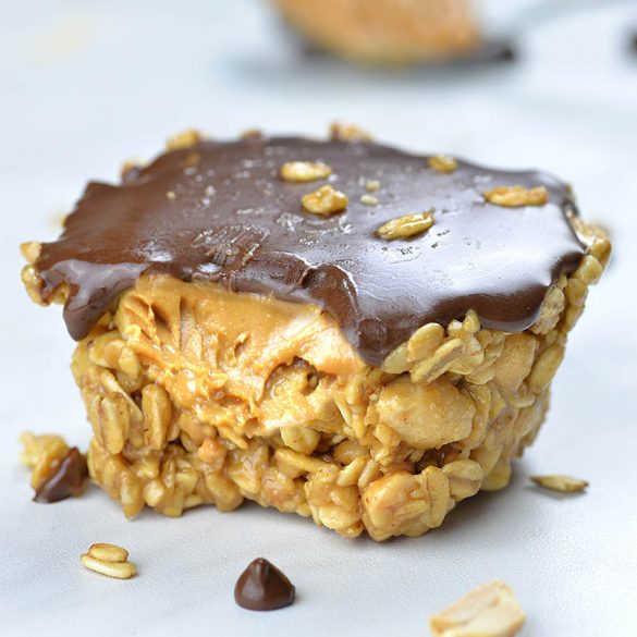 No Bake Peanut Butter Granola Cups Healthy Granola Breakfast Recipe