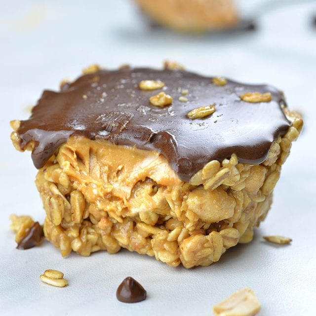 No Bake Peanut Butter Granola Cups Healthy Granola Breakfast Recipe
