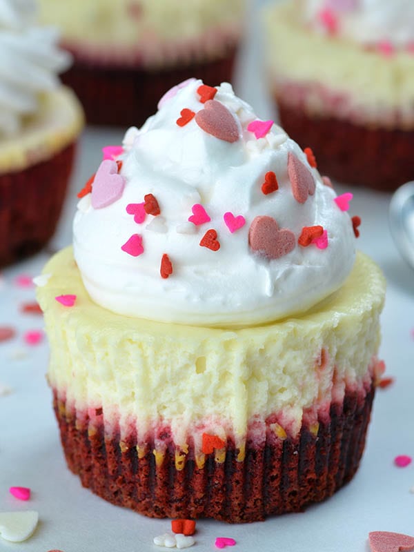 Red Velvet Cheesecake Cupcakes