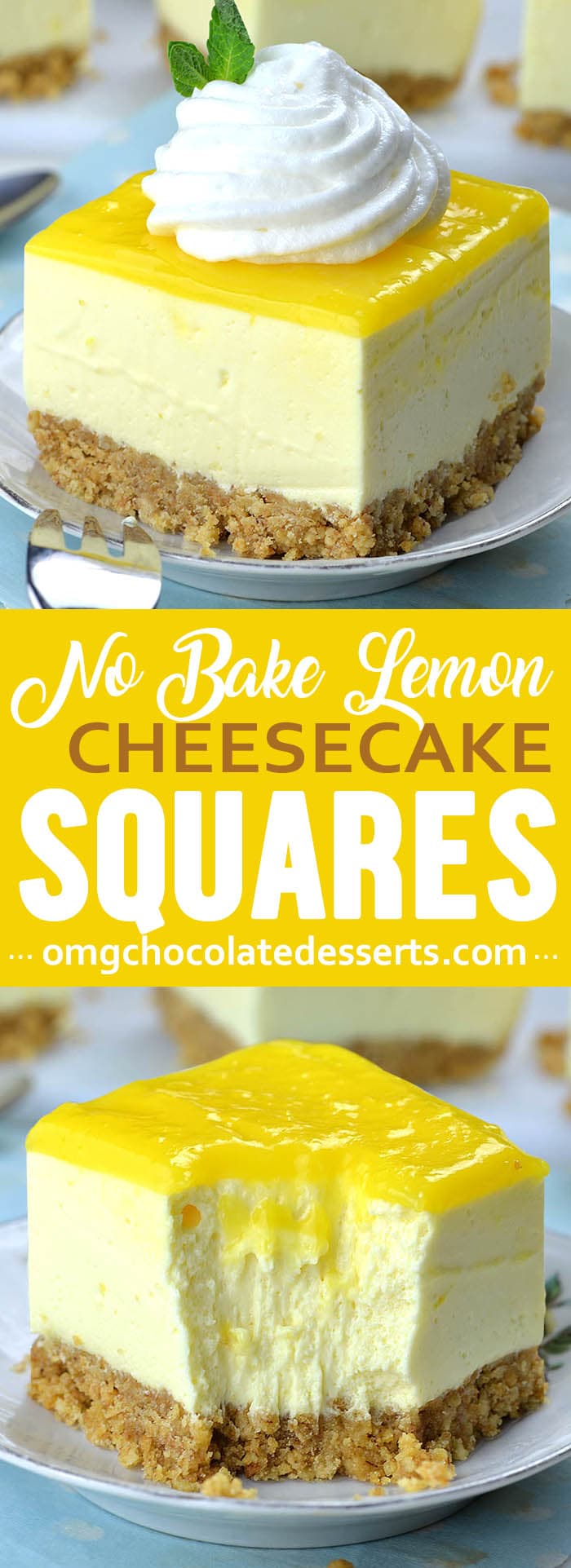 No Bake Lemon Cheesecake Bars Easy Lemon Bars