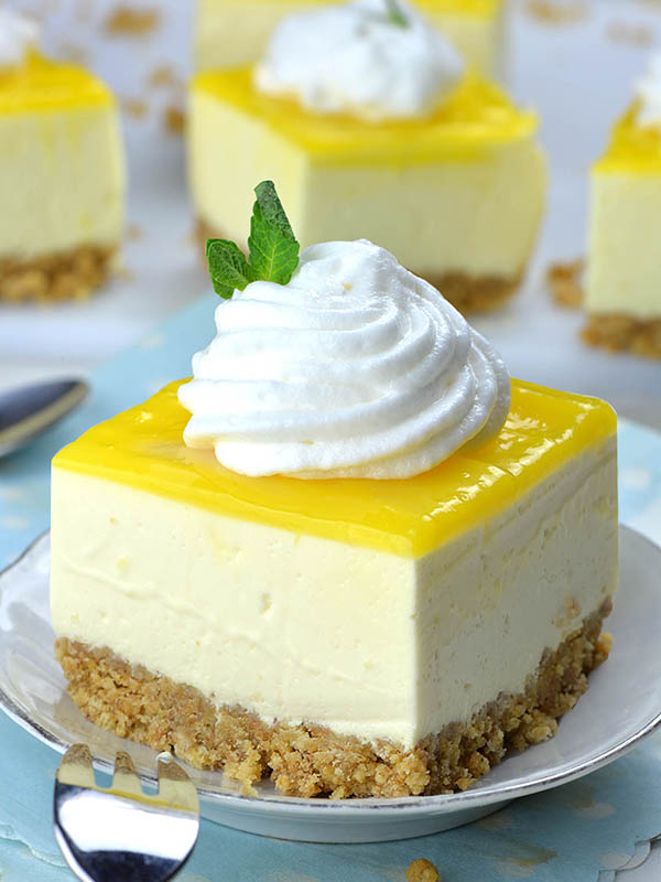 No Bake Lemon Cheesecake Bars Easy Lemon Bars Fine Foods