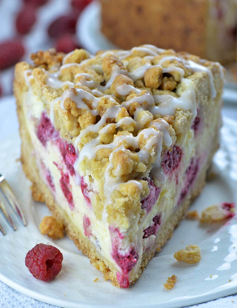 Raspberry Cheesecake Crumb Cake