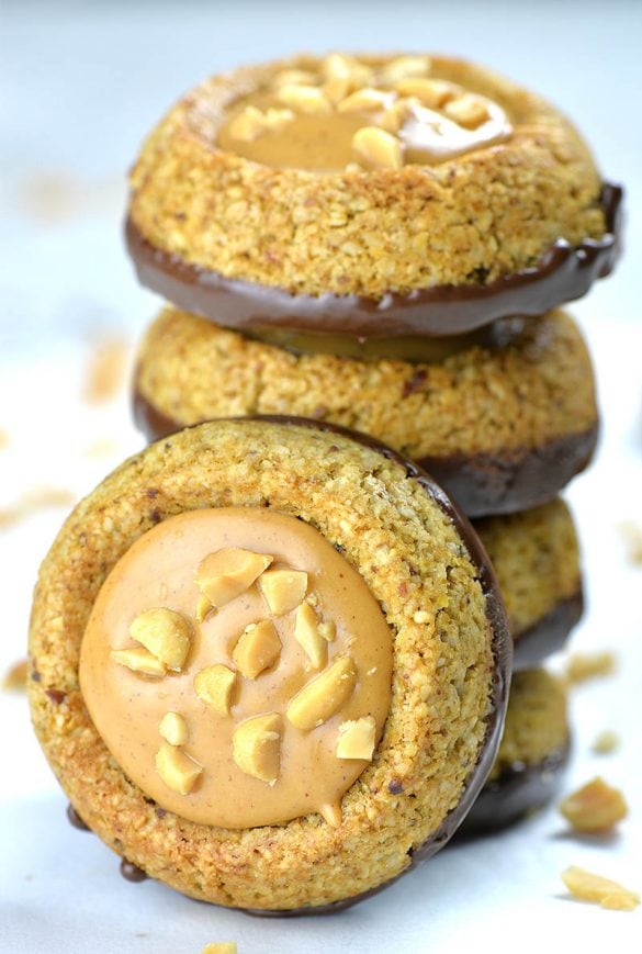 Peanut Butter Chocolate Granola Cookies OMG Chocolate Desserts