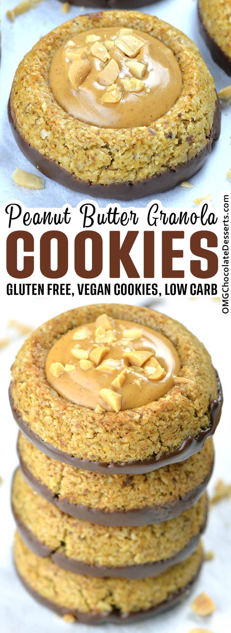 Peanut Butter Granola Cookies