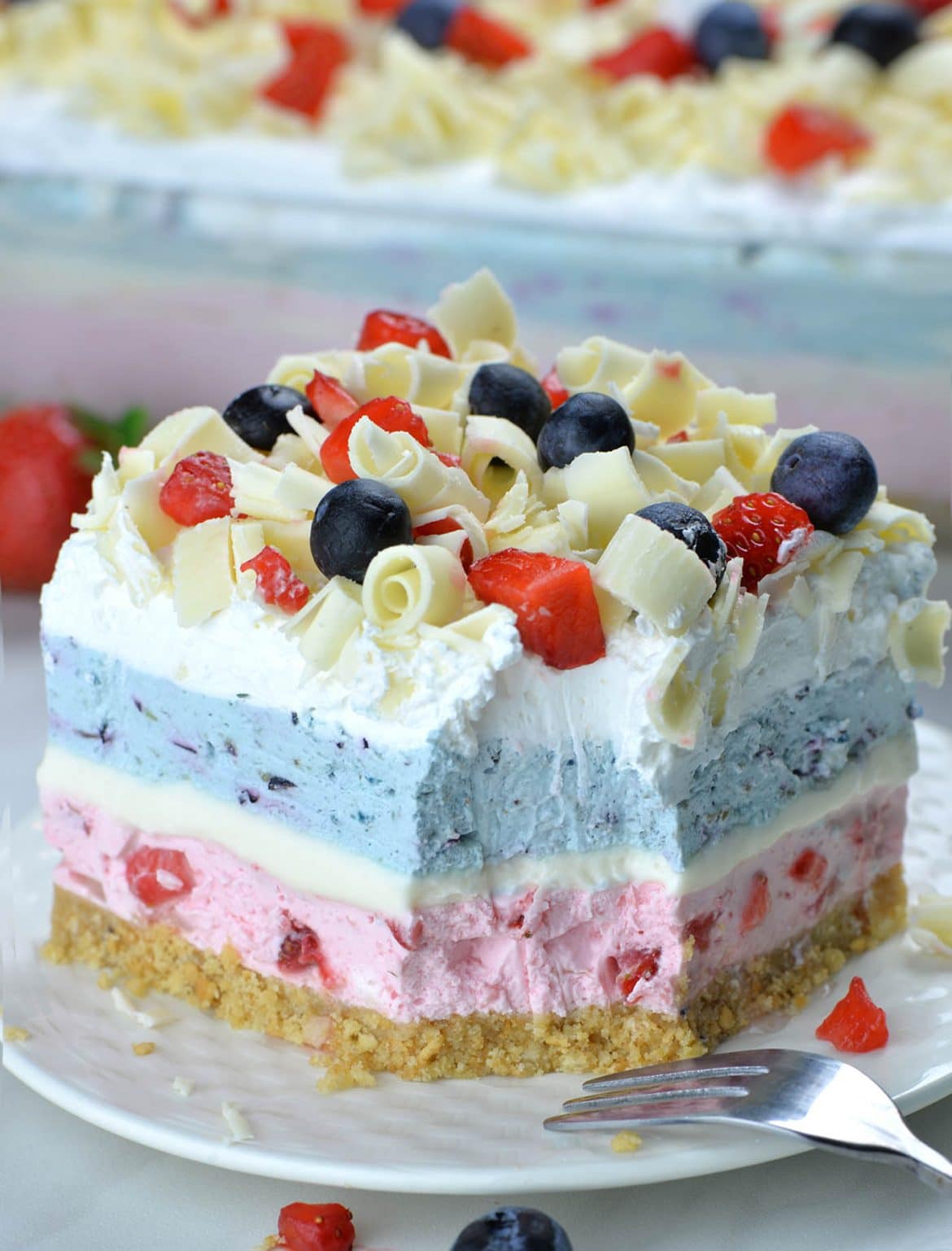 Very Berry Dessert Lasagna | Amazing 4th of July Dessert Idea!