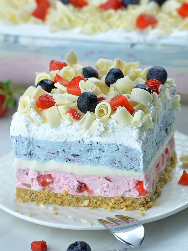 Very blueberry layer cake