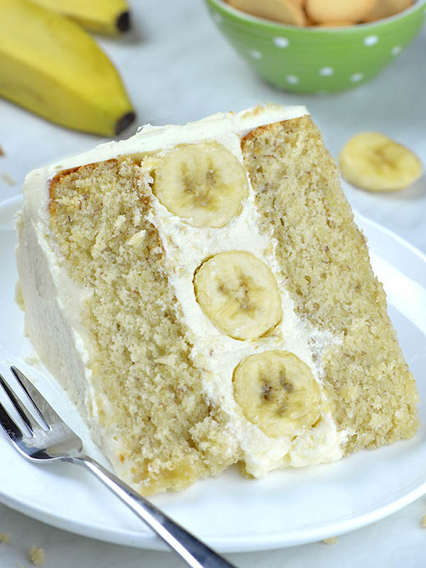 Banana Cheesecake Cake - Recipe Girl®