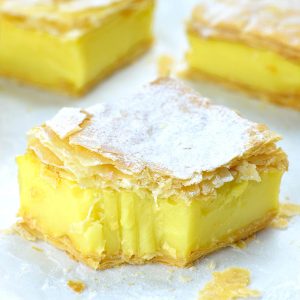 Vegan Lemon Custard Slice | Easy Lemon Dessert Recipe