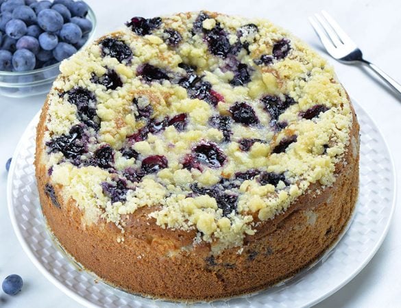 Blueberry Cream Cheese Coffee Cake Omg Chocolate Desserts