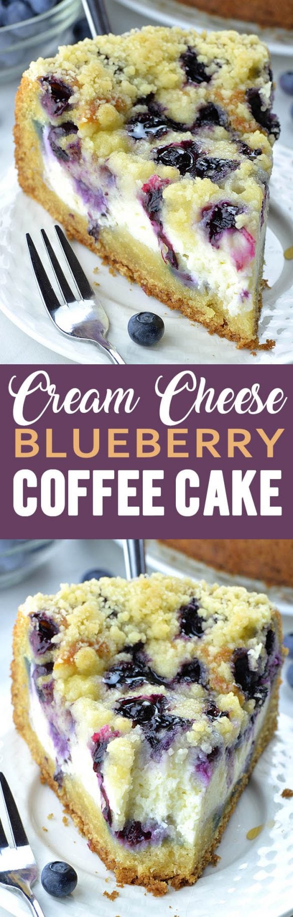 Blueberry Cream Cheese Coffee Cake OMG Chocolate Desserts