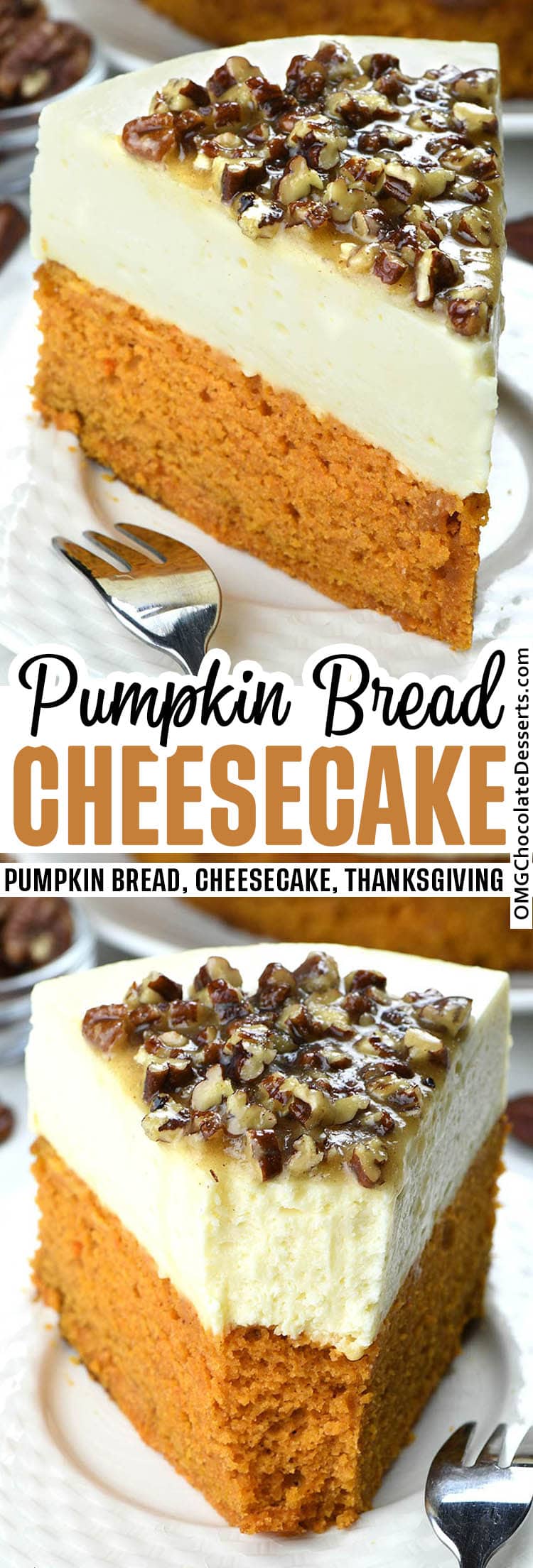 Pumpkin Bread Cheesecake