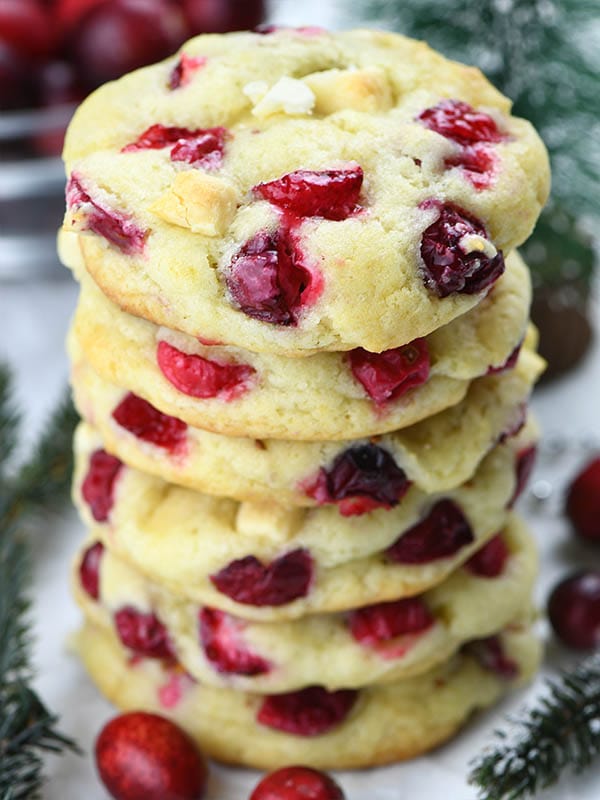 Cranberry White Chocolate Cookies