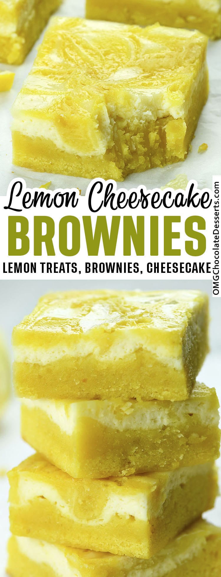 Lemon Cheesecake Brownies