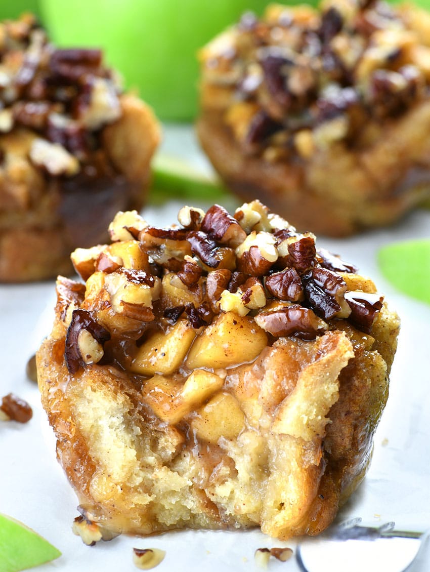 Apple Pecan French Toast Cups