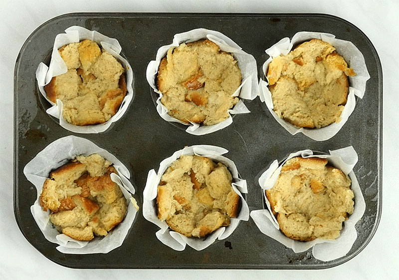 Apple Pecan French Toast Cups - step 1.
