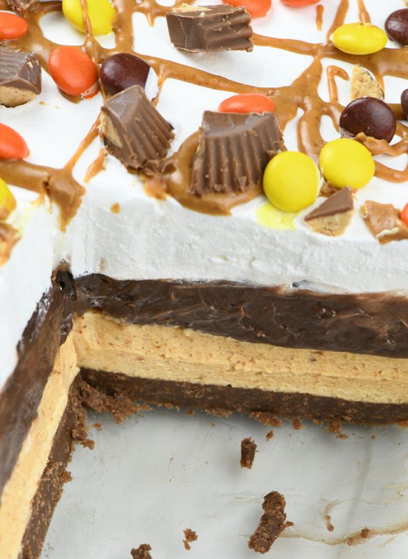 Chocolate Peanut Butter Lasagna OMG Chocolate Desserts easy no bake