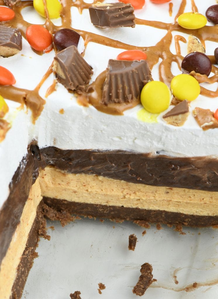 Chocolate Peanut Butter Lasagna OMG Chocolate Desserts easy no bake