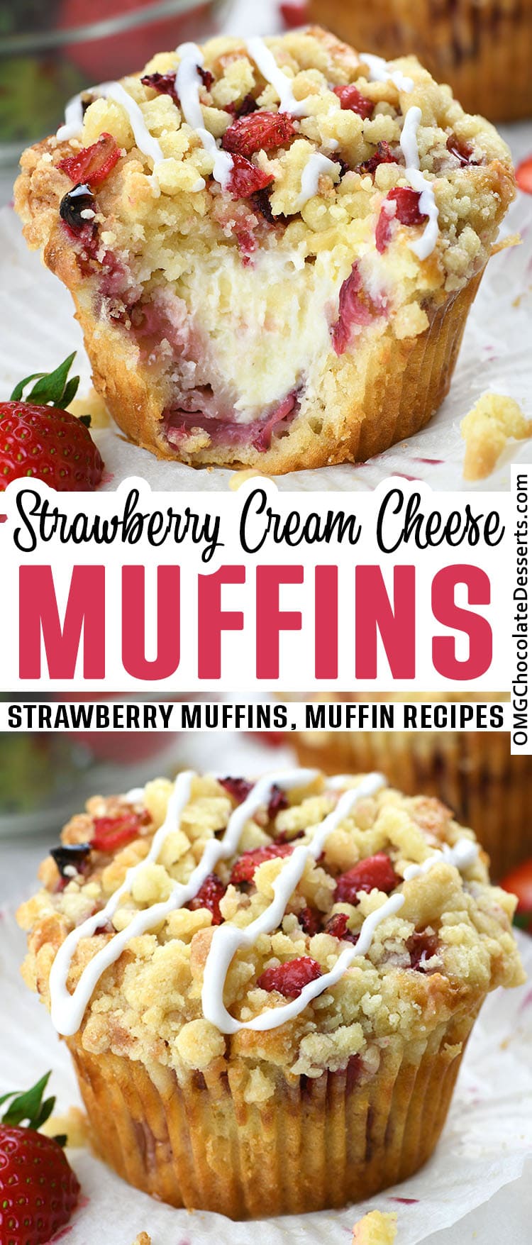 Strawberry Cream Cheese Muffins