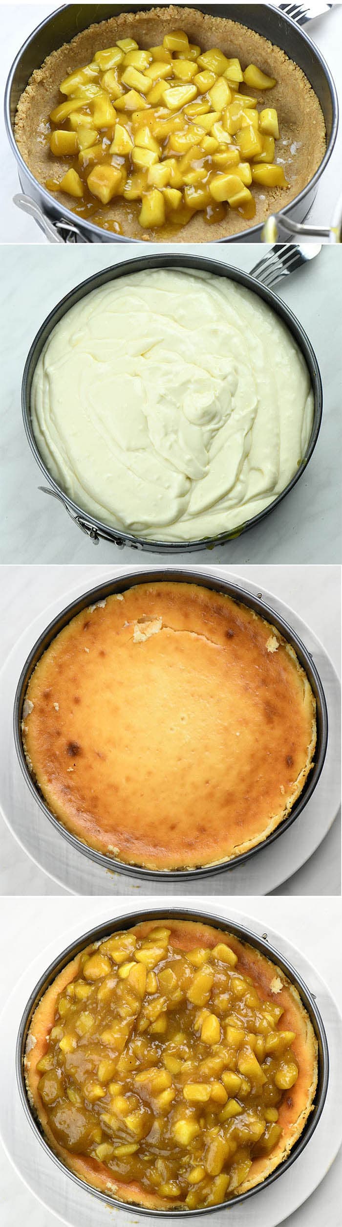 Apple Pie Cheesecake preparation steps 2