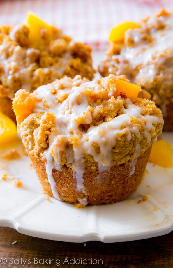 Peach Streusel Muffins