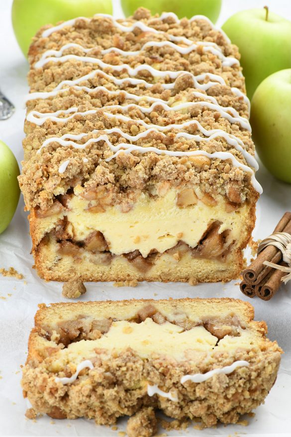 Apple Crisp Cheesecake Bread OMG Chocolate Desserts